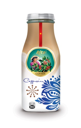 280ml Cappuccino Coffee Glass bottle2